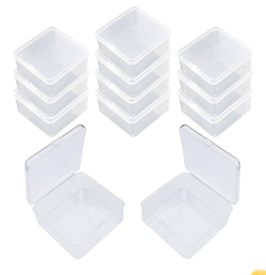 Mini Clear Plastic Organizer Storage Box Containers