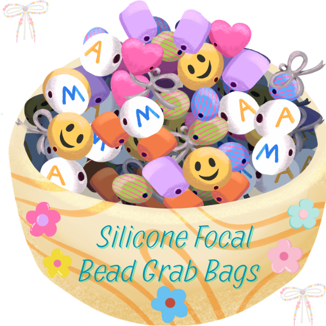 Silicone Focal Bead Grab Bags