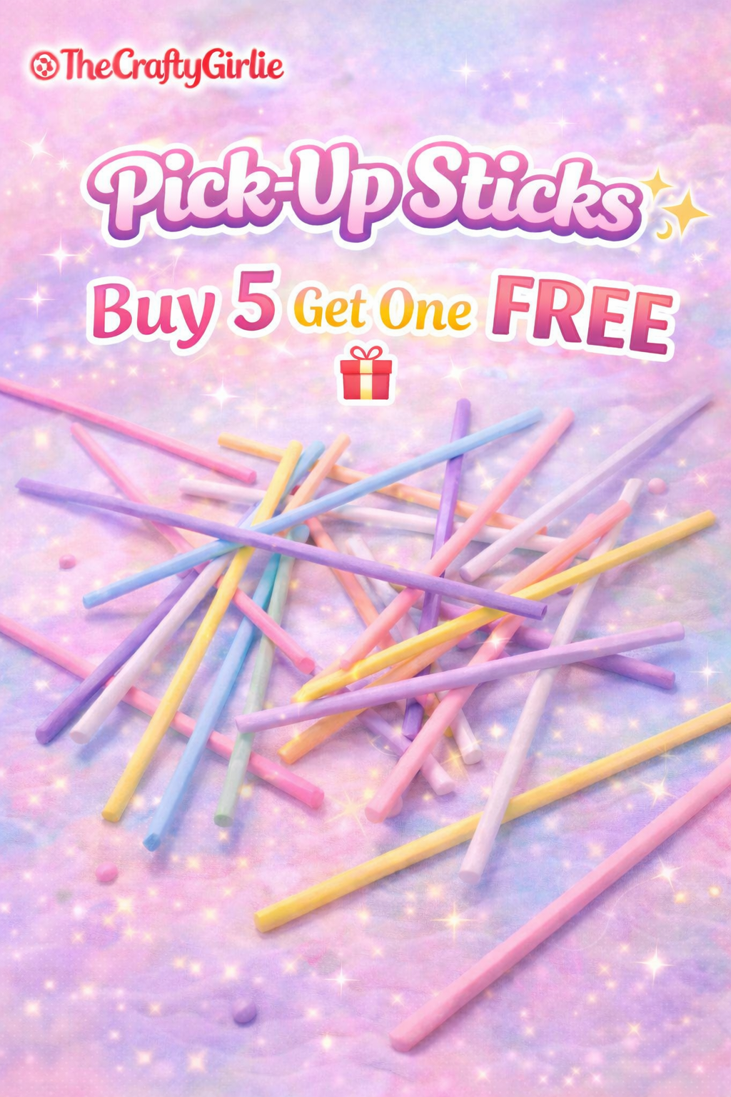 CraftyGirlie's Pick-Up Sticks Game 🎀