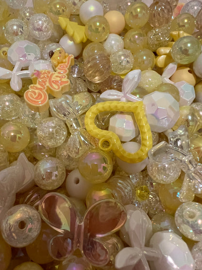 Assorted Mixed Colored Acrylic Beads