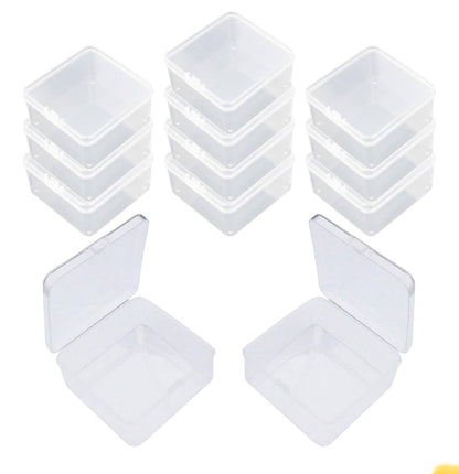 Mini Clear Plastic Organizer Storage Box Containers