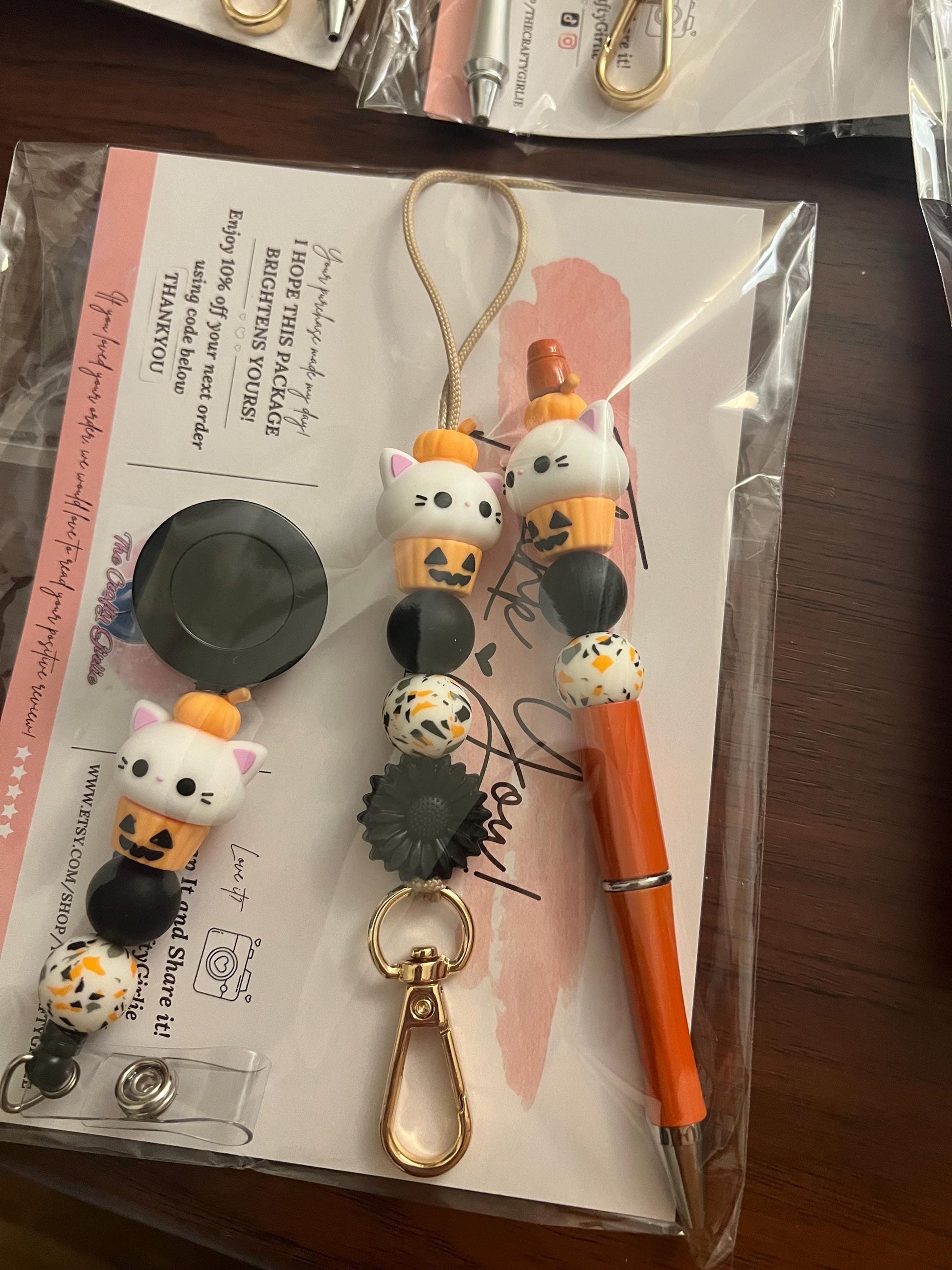Cute Pen & Lanyard Sets - Assorted Styles - Lanyard , Pen or Badge Reel, Office Worker, Nurse, Mom, Teen Lanyard and Pen, Fun Boho Sets